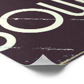 Reizen door Liner - poster voor oud reizen (Hoek)