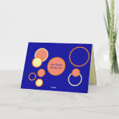 Reizen door Tandem Bicycle Jubileum Kaart (Achterkant)