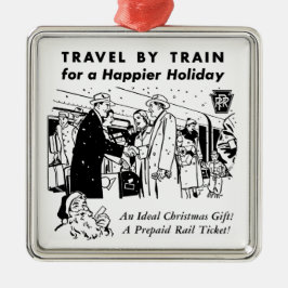 Reizen door trein-Pennsylvania Railroad Metalen Ornament