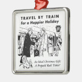 Reizen door trein-Pennsylvania Railroad Metalen Ornament (Links)