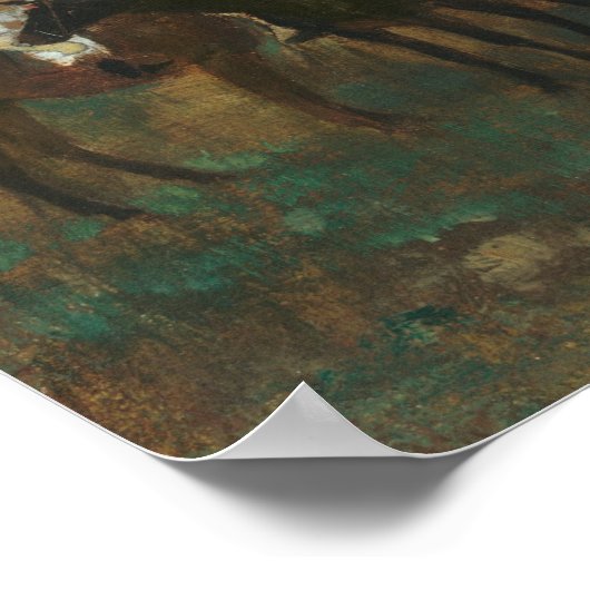 Reizen - Edgar Degas Fine Art Poster (Hoek)