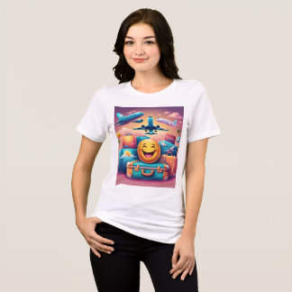 Reizen Emoji's Vrouw T-shirt - Avontuur wacht