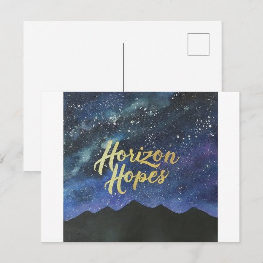 Reizen en avontuur briefkaart (Voorkant / Achterkant)