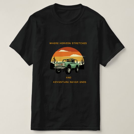 Reizen en avontuur T-shirt (Design voorkant)