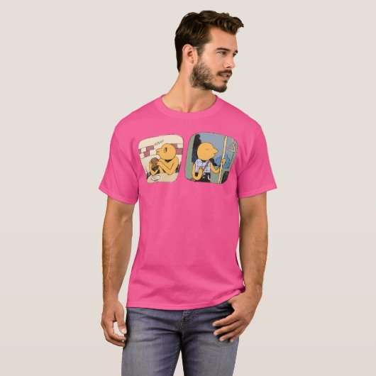 Reizen en Burger Duck T-shirt (Voorkant volledig)