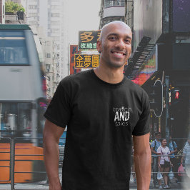 Reizen en Mannen met witte Logo T-shirt