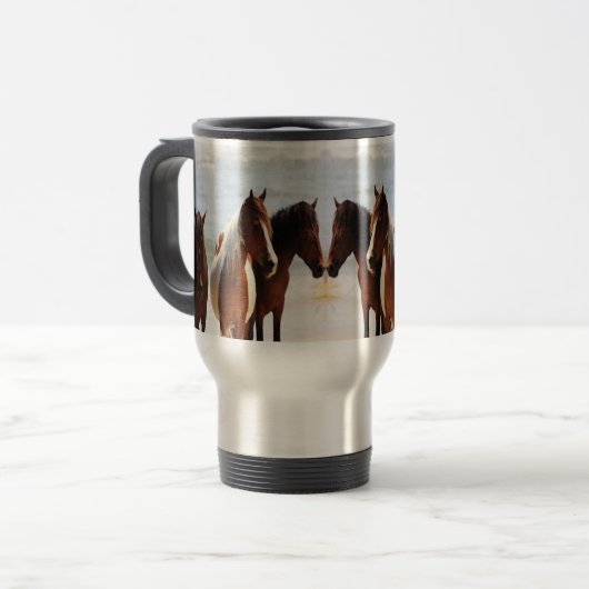 Reizen en Mokken voor strandpaarden (Voorkant links)