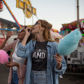 Reizen en schalen [Witte Logo] T-shirt voor vrouwe