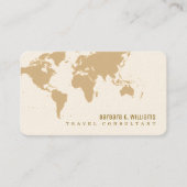 Reizen en toerisme gerelateerde diensten visitekaartje (Voorkant)