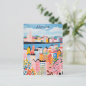 Reizen Esthetische Schilderkunst Stad Aarhus Denem Briefkaart (Staand voorkant)