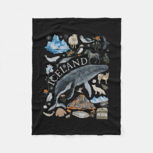 Reizen Europa IJsland Reykjavik Gezondheidsvakanti Fleece Deken