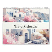 Reizen Europa Roze Girly Kalender (Hoes)