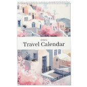 Reizen Europa Roze Girly Kalender (Hoes)