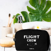 Reizen Familie Vakantie Vliegtuigbemanning Tekst V Toilettasje