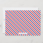 Reizen/feesten partijuitnodiging kaart (Achterkant)