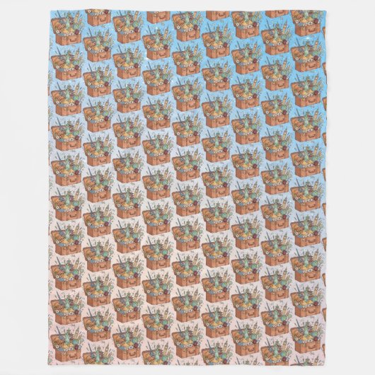 Reizen Fleece Deken (Voorkant)