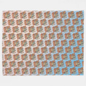 Reizen Fleece Deken (Voorkant (Horizontaal))