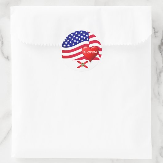 Reizen Florida Love Sticker (Tas)