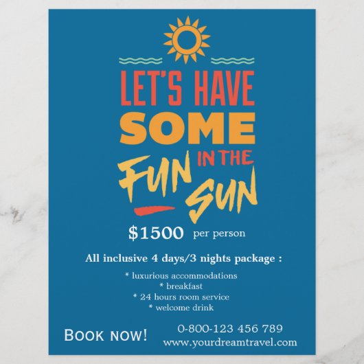 Reizen Flyer (Voorkant)