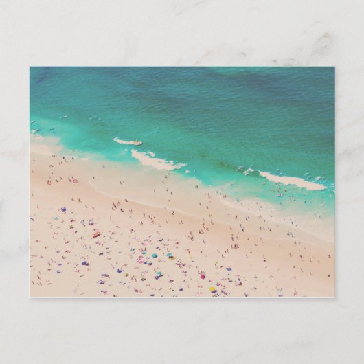 Reizen Foto van het strand met Turquoise Water Briefkaart (Voorkant)