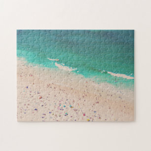 Reizen Foto van het strand met Turquoise Water Legpuzzel