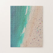 Reizen Foto van het strand met Turquoise Water Legpuzzel (Verticaal)