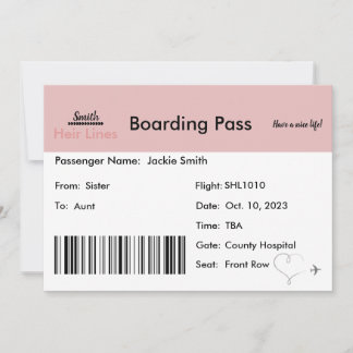 Reizen geïnspireerd zwangerschapsbericht voor oude kaart