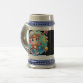 Reizen, glimlachen, herhalen bierpul (Voorkant links)