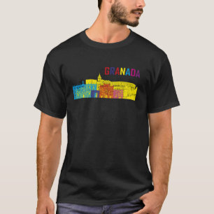 Reizen Granada Spanje Europa Spaanse Familie Vakan T-shirt