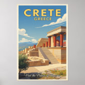 Reizen Griekenland: een  Poster Collectie uit de j (Voorkant)