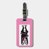 Reizen - Hand getekend - Black BAT - Wildlife - Bagagelabel (Voorkant verticaal)