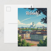  reizen Helsinki Finland Briefkaart (Voorkant / Achterkant)