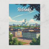  reizen Helsinki Finland Briefkaart (Voorkant)