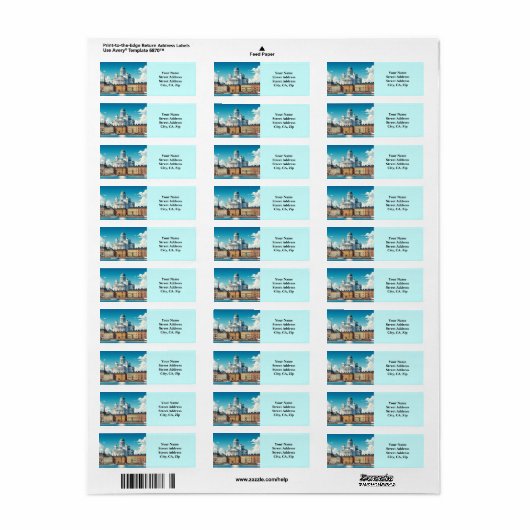 Reizen Helsinki Finland Etiket (Full Sheet)