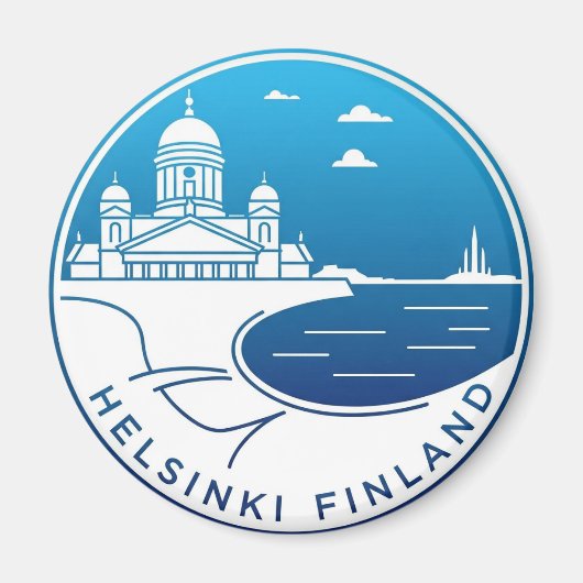  reizen Helsinki Finland Magneet (Voorkant)