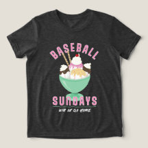 Reizen Honkbal Zondagen IJs T-shirt