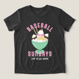 Reizen Honkbal Zondagen IJs T-shirt