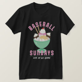 Reizen Honkbal Zondagen IJs T-shirt