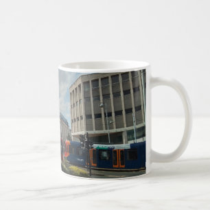 Reizen in de stad koffiemok