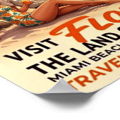Reizen in Florida in de jaren 60 Poster (Hoek)