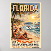 Reizen in Florida in de jaren 60 Poster (Voorkant)