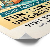 Reizen in Florida in de jaren 60 Poster (Hoek)