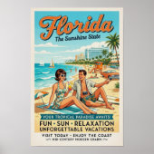 Reizen in Florida in de jaren 60 Poster (Voorkant)