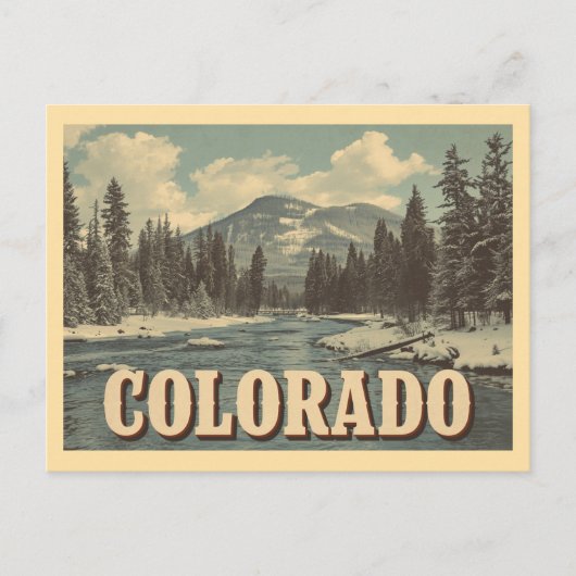 Reizen in het Colorado van Weleer Briefkaart (Voorkant)