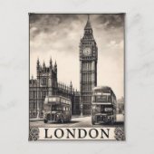 Reizen in het oude Londen Engeland Briefkaart (Voorkant)