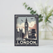 Reizen in het oude Londen Engeland Briefkaart (Staand voorkant)