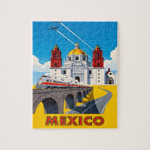 Reizen in het oude Mexico Legpuzzel