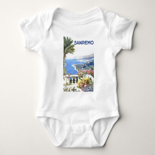 Reizen in het oude San Remo Italië Europa Romper (Voorkant)