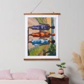 Reizen in het ritme hangend wandkleed (Slaapkamer)