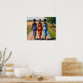 Reizen in het ritme poster (Keuken)